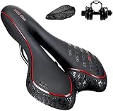 BRGOOD Fahrradsattel,Gel Fahrrad Sattel,Gel MTB Sattel Bequemer Hohl Ergonomisch Fahrradsitz Tourensattel Herren Damen für BMX/Rennrad/Mountainbike/EMTB/Dirt Bike