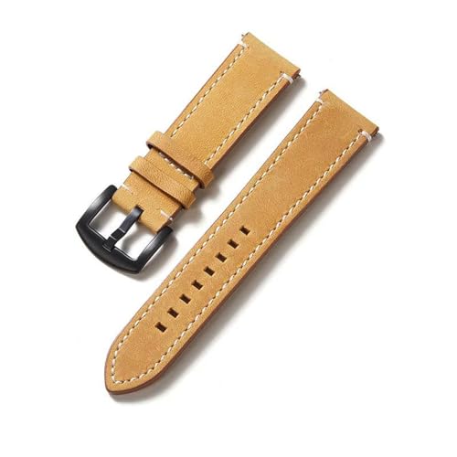 Bracelet de montre en cuir 18-24mm interchangeable pour un style élégant au quotidien