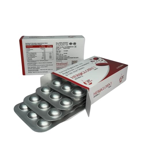 Image of Daily Ferrous Bisglycinate Zinc Bisglycinate Cyanocobalamin & Folic Acid Tablets | Iron Supplement for Anemia | Improves Hemoglobin levels and Fatigue (Pack of 4) - 60 Tablets