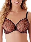 Gossard Damen 13101 Bkr Transparenter BH, schwarz/rot, 85B