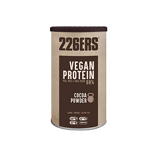 226ERS Vegan Protein, Batido de Proteína en Polvo, Vegana, Sin Gluten y Sin Lactosa, Chocolate - 700 gr