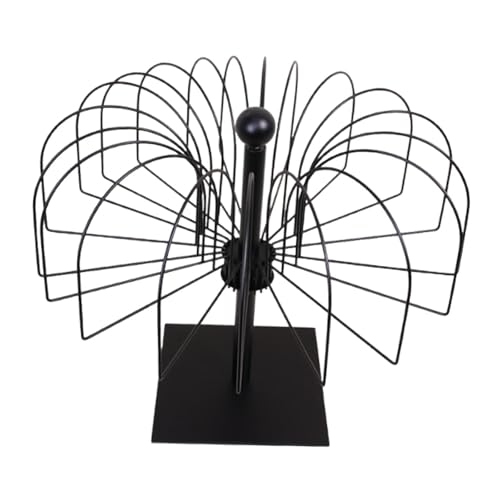 Présentoir à chapeaux tricotés de table en bois pour rangement de bonnets