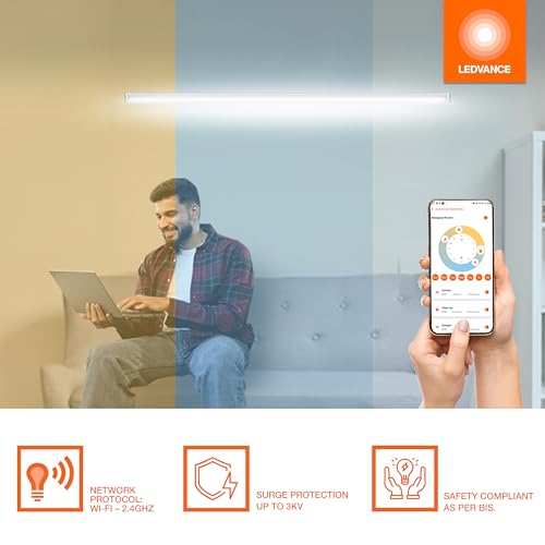 Image of LEDVANCE Smart+ WiFi 20W LED Batten TW || Waterproof, Tri Proof Light, LED Shop Light Workbench Light, Led Under Cabinet Light | Pack of 6