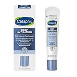CETAPHIL Deep Hydration Refreshing Eye Serum | 0.5 fl oz | 48Hr Hydrating Under Eye Cream to Reduce the Appearance of Dark Circles | With Hyaluronic Acid, Vitamin E & B5 (Packaging May Vary)
