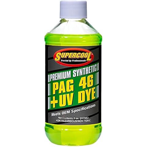 TSI Supercool A/C Comp Lube, UV Dye, 8 Oz, Flsh PNT 442 F, red/Yellow Tint (P46-8D) Cover