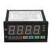Digital Sensor Meter, Multi-Functional Led Display 0-75Mv/4-20Ma/0-10V 2 Relay Output