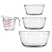 Anchor Hocking 4-Piece Mixing Bowls and Measuring Cup Set