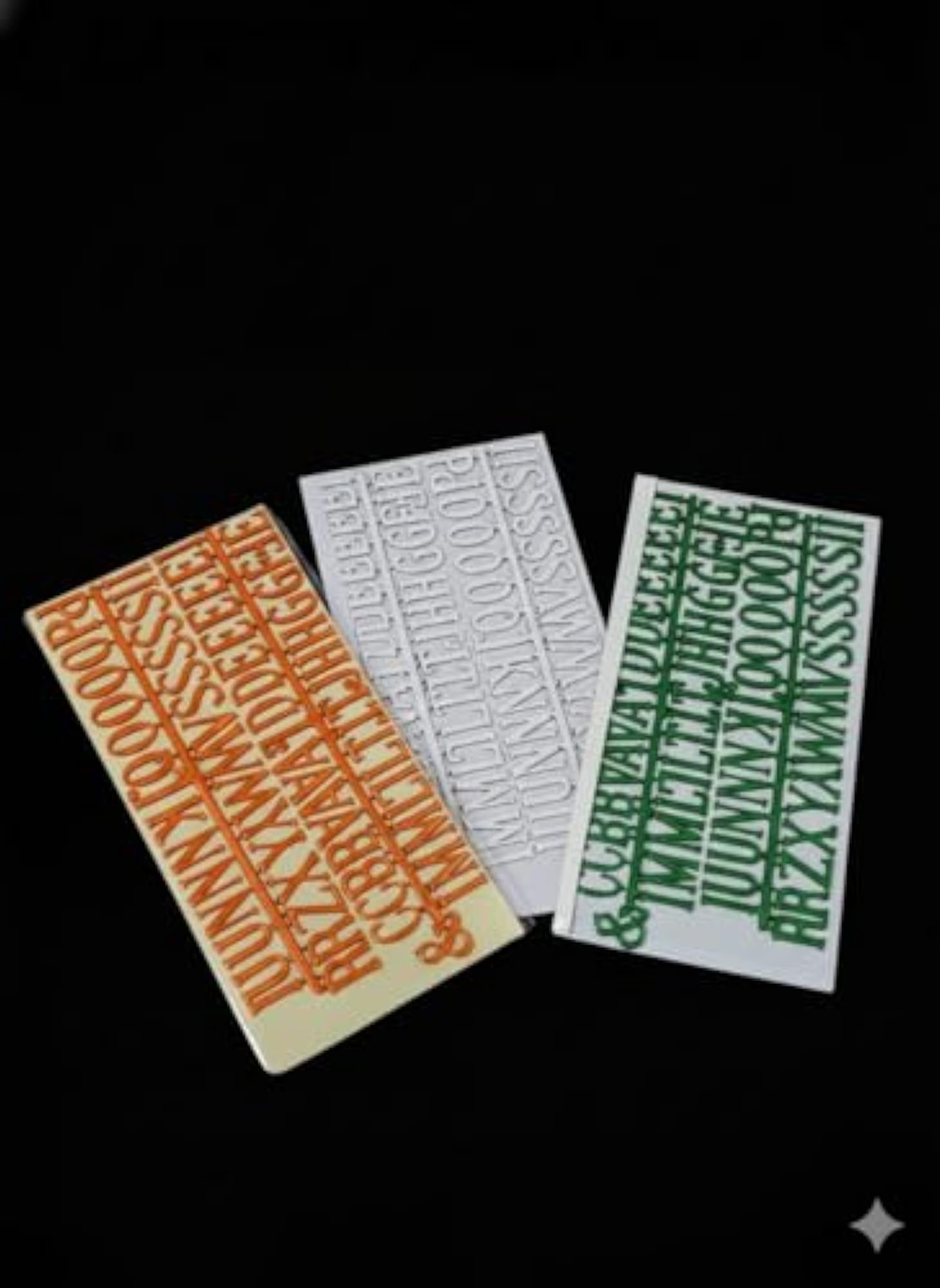 Upper Case Plastic Alphabets Self Adhesive Letters for Home Decor