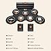 POGOLAB Electronic Drum Set, 7 Pads Roll Up Electric Drum Pad with Wireless Function, Portable Rechargeable Midi Drum Kit with Built-in Speaker/Pedals/Headphone Jack, Great Holiday Gift for Beginner
