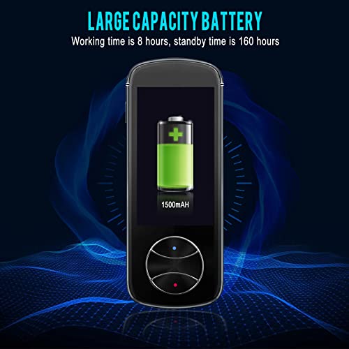 Language Translator Device 107 Languages Two Way Portable Instant Voice Translator, Support Photograph Handheld Accurate Translation, Smart Real-Time Translator 3.0 Hd Touch Screen #TOP4