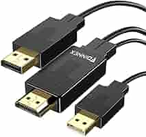 Cavo DisplayPort A HDMI DeleyCON 2m - Full HD 1080p, 3D, Audio, Connettori Oro, Per PC/TV/Proiettori - Foto 9