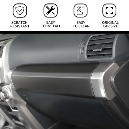 Hoolcar Co-Pilot Passenger Panel Trim Interior Passenger Dash Trim Cover Compatible with Toyota 4runner 2010-2023, Matte Black by Hoolcar - Used condition - Image 3