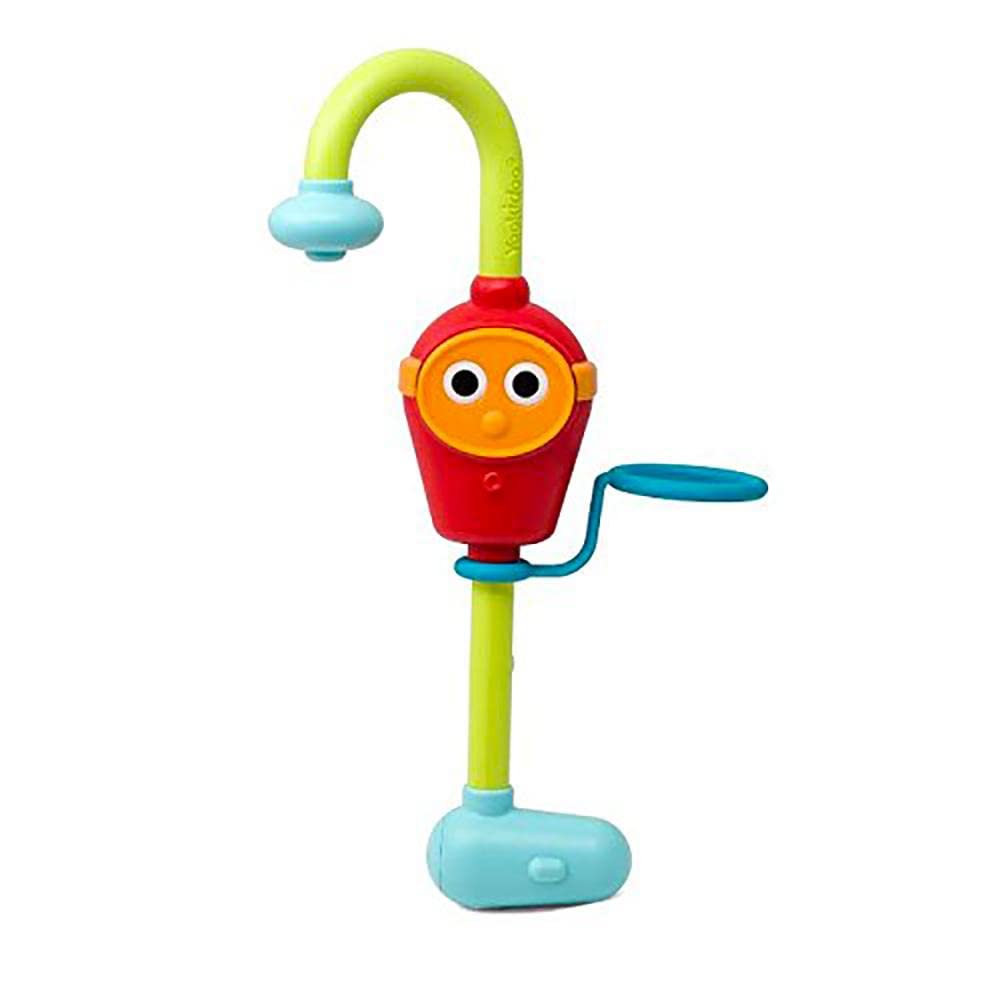 Juguete de baño para niños pequeños y bebés (de 1 a 3 años): Flow N Fill - 3 tazas de juego apilables - Juguete interactivo de manguera y vasos con múltiples aspectos de juego - Haz que la 3