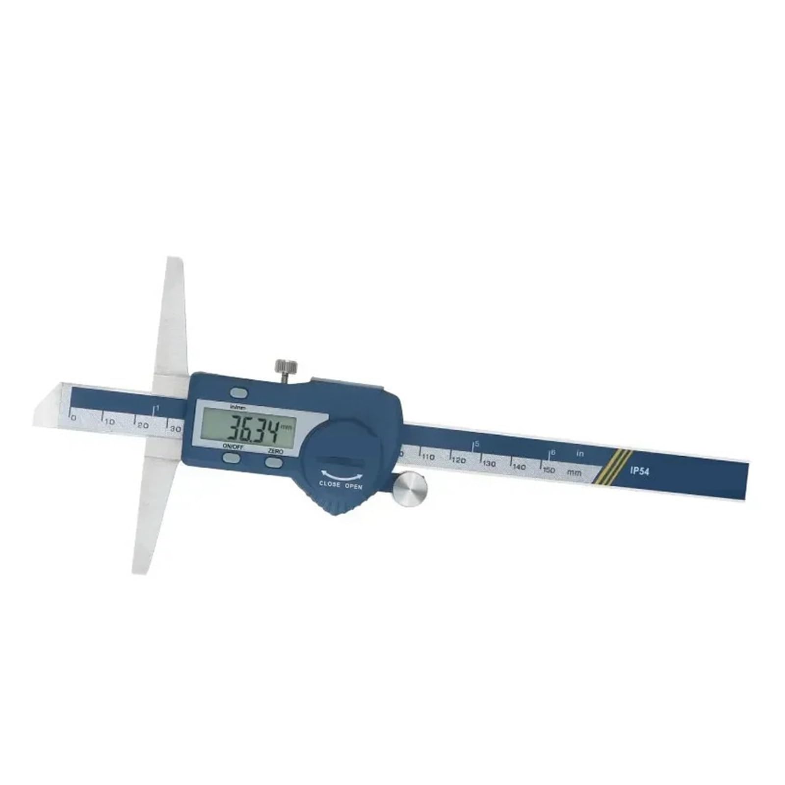 Zklgs 0-300Mm Depth Vernier Caliper Micrometer 150/200/300 Mm Digital Vernier Caliper Stainless Steel Electric Digital Depth Gauge Measuring Tools(0-300Mm)