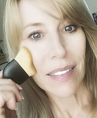 Multi-Use Sunscreen Facial Cream Application Brush Soft Full Coverage Applicator With Protective Case #TOP7