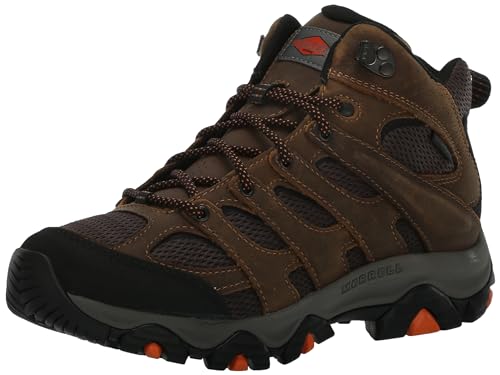 Merrell Men's Moab Vertex 2 Mid Waterproof Slip Resistant Construction Boot