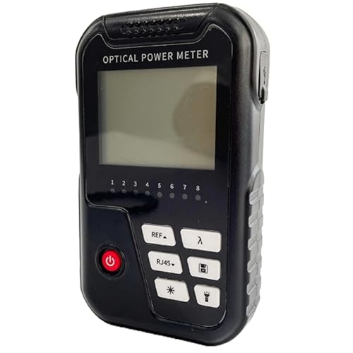 Image of Techtest Optical Power Meter Fiber with Laser Light VFL and Lan Tester inbuilt Rechargeable Battery New Model