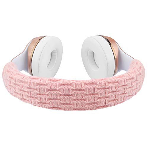 Geekria Headphone Headband Cover Compatible With Beats, Bose, Akg, Sennheiser, Sony, Audio-Technica Replacement Headband Cover/Headband Protectors/Top Pad Protector Sleeve (Pink) #TOP3