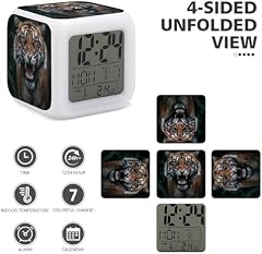 Tiger Seven Color Glowing Alarm Clock review image