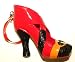 Disney World WDW Park 2015 Runway Mrs. Incredible Red Shoe Slipper Christmas Ornament