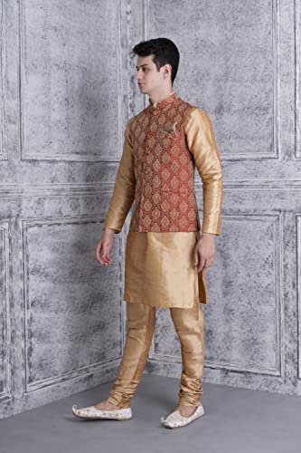 Image of Ethluxis Men's Silk Blend Kurta Set