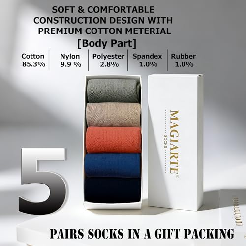Image of MAGIARTE Womens Mini Crew Ankle Socks Athletic Casual Cotton Socks for Women
