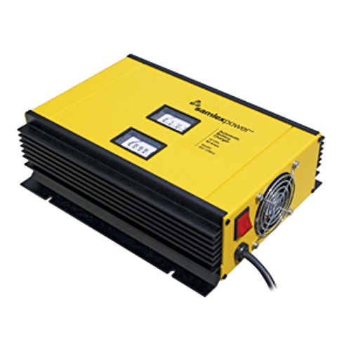 Samlex 80A Battery Charger - 12V - 2-Bank - 3-Stage w/Dip Switch & Lugs - Includes Temp Sensor
