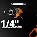 Facoow 55PCS Impact Nut Driver Set, Magenetic Nut Driver Set for Impact Drills and Premium Deep Drivers, Wing Nut Setters, 1/4'' Quick Change, Bit Extention, S2 Steel Bits, Pivoting Nut Setter
