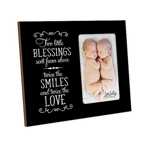LifeSong Milestones Baby Announcement Photo Frame: Preserve Cherished Memories with this Adorable Keepsake, Perfect for New Parents holds 4x6 Picture for Boys Girls