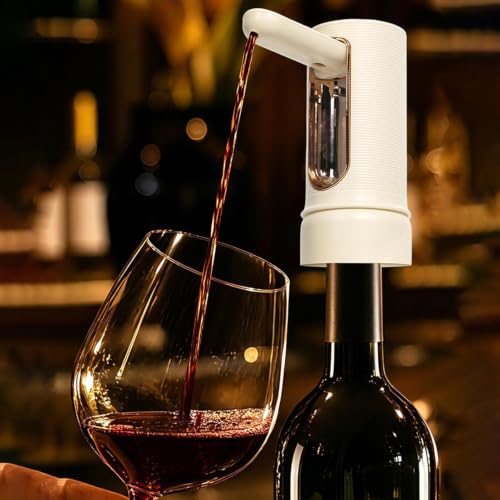 Aireador de vino eléctrico para servir sin goteos en cenas y eventos 4