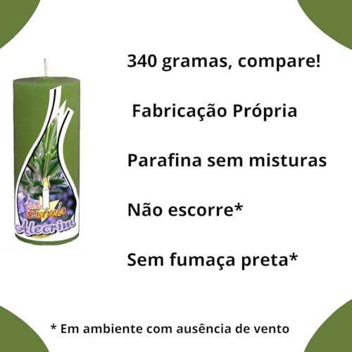 Vela aromática, perfumada, 340 gramas, 7 dias, votiva, altura 15,5 cm. Aromas Premium de: Alfazema,