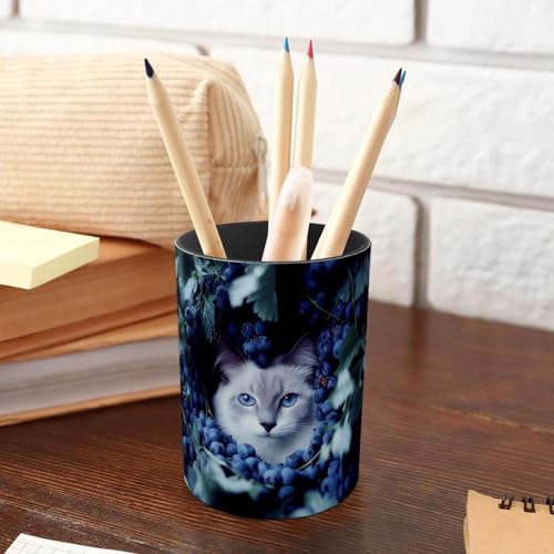 Fournitures de bureau originales avec ce pot à crayons chat rigide - 5