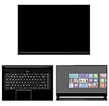 decalrus - Protective Decal Black Skin Sticker for MSI GS65 Stealth Thin 8RF (15.6' Screen) case Cover wrap MSgs65stealthTHIN-90