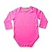 Larkwood - Body per Neonato Manica Lunga - 100% Cotone (12-18 mesi) (Fucsia)