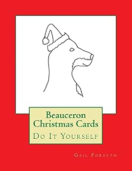 Paperback Beauceron Christmas Cards: Do It Yourself Book