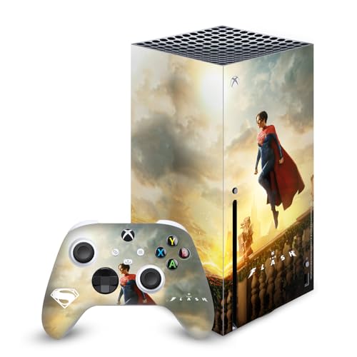 Peau autocollante Xbox Series X Supergirl en vinyle officiel et ajustement précis