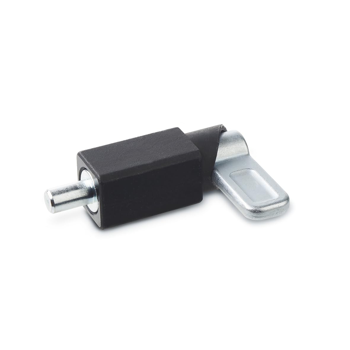 Verrou à ressort à souder Ganter pour réparer et sécuriser une porte métallique