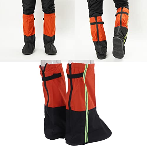 Cubiertas para zapatos impermeables para lluvia y nieve, gaiters para exteriores, camping, pesca, ciclismo y equitación (talla XL) miniatura 6