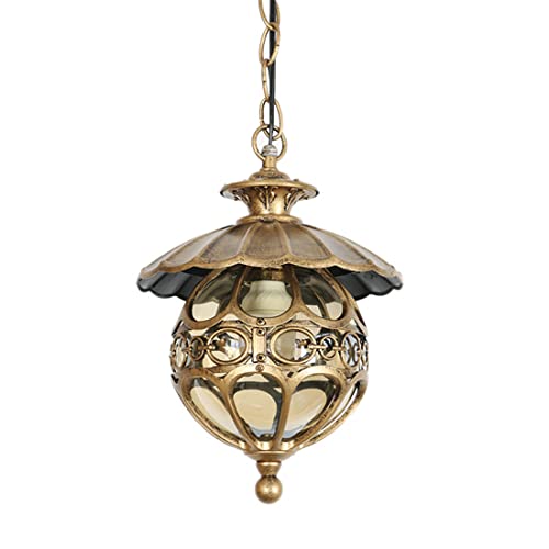 Lampade a Sospensione per Esterni Lampada da Esterno Vintage in Altezza Regolabile Lampadario Esterno Impermeabile Lampada a Sospensione per Portico Esterno per casa, Ingresso, Balcone, Gazebo, Patio