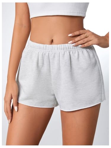 Milumia Women Drawstring Low Waist Mini Sweat Shorts Casual Summer Workout Track Lounge Shorts4