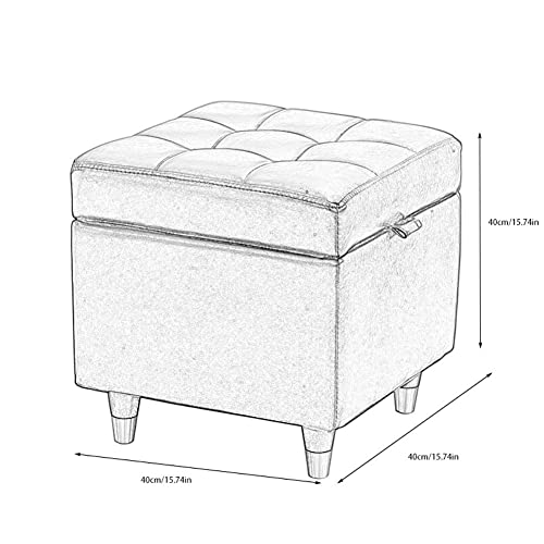 Repose-pieds de rangement pour optimiser l'espace des petits salons