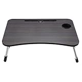 Escritorio portátil para regazo Soporte para portátil Soporte para lectura Mesa portátil para computadora, Cama para portátil Bandeja para regazo Escritorio para computadora portátil plegable Cama Escritorio Comiendo Escritura Sofá Sofá