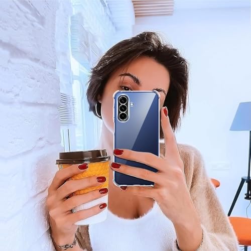 Image of ShieldTech Back Cover Case for Samsung Galaxy F18 5G | Camera Protection | Transparent Mobile Phone Back Case Cover for Samsung Galaxy F 18 5G | Samsung F18 5+G TPU Transparent Back Cover Case