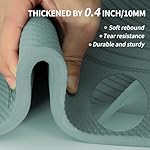 Large Yoga Mat-72’x36’x0.4’ Extra Width ＆ Thick,Comfortable,Non-Slip Exercise Mat-Works Great on All Floor for Stretching,Yoga Studio,Gym or Home Workouts - Image 4