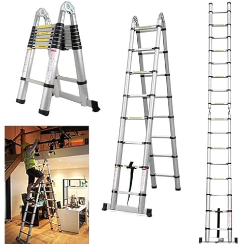 3.8M Aluminium Telescopic Folding Ladder Cover
