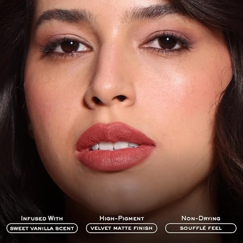 Image of Kiro Velvet Souffle Soft Matte Liquid Lipstick - Rich Mocha, 5ml | Hydrating, Weightless Mousse Texture, High-Pigment, Long-Lasting Matte Finish