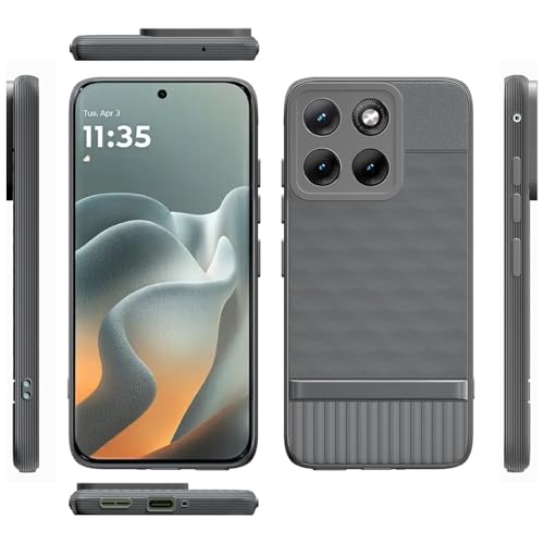 Image of Shockproof Case Compatible with Motorola Edge 70 Fusion 5G | Full Camera Protection | TPU Flexible Back Cover for Motorola Edge 70 Fusion 5G (Graphite Grey)