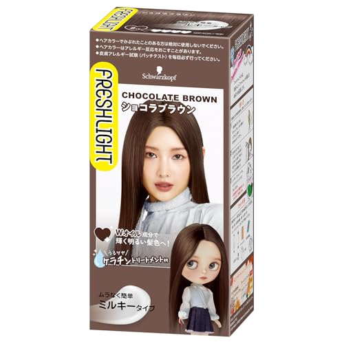 フレッシュライト ミルキーヘアカラー ショコラブラウン [医薬部外品] 1個 (x 1)の商品画像（Amazon）
