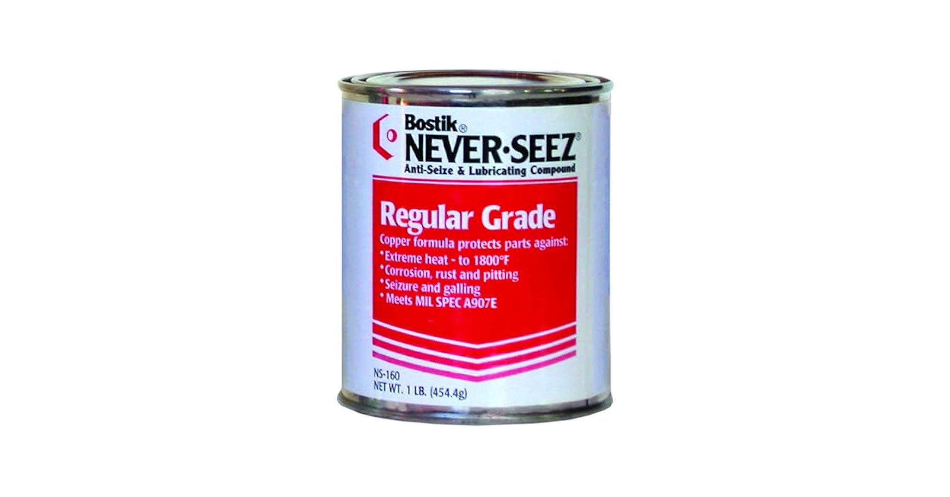 Bostik Never-Seez NSC-1 Silver Gray Anti-Seize Compound, 1