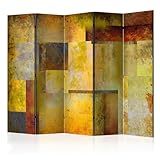 Marque : Paris Prix Paravent 5 Volets Orange Hue of Art Expression 172x225cm